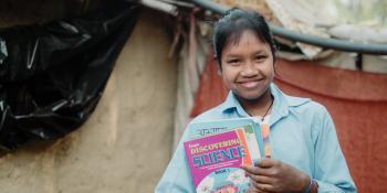 Girl with book